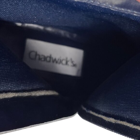 Vintage Chadwick's Blue Suede Leather Upper Ankle Booties Size 8.5 M - Picture 12 of 16